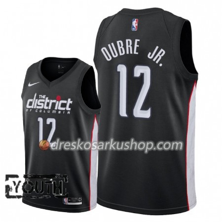 Dječji NBA Dres Washington Wizards Kelly Oubre Jr. 12 Nike 2018-19 City Edition Crna Swingman